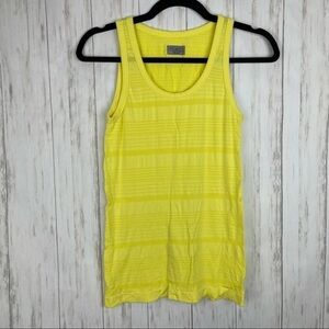 Athleta yellow athleisure tank small